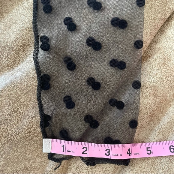 ‼️ BLACK MESH LONG SLEEVE TOP - Picture 7 of 12